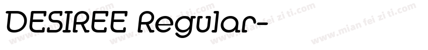 DESIREE Regular字体转换